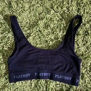 Black playboy bra!